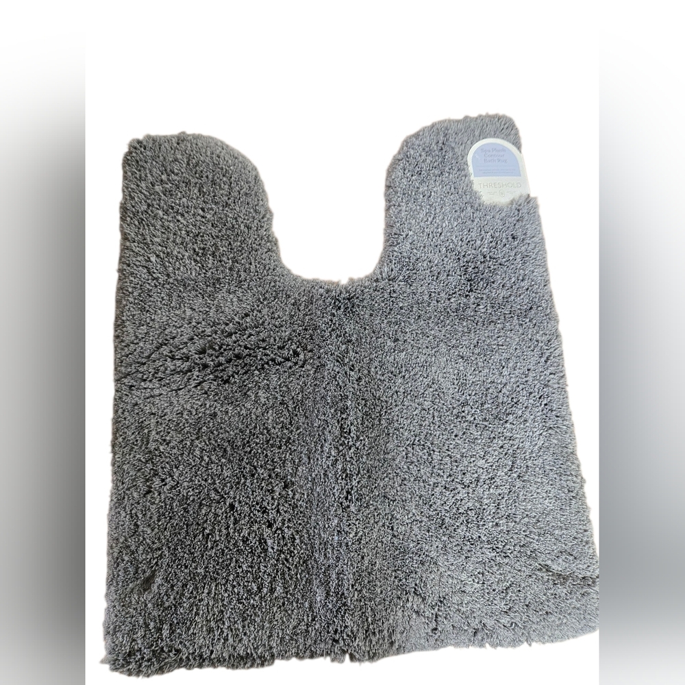 Threshold Charcoal Spa Plush Bath Mat